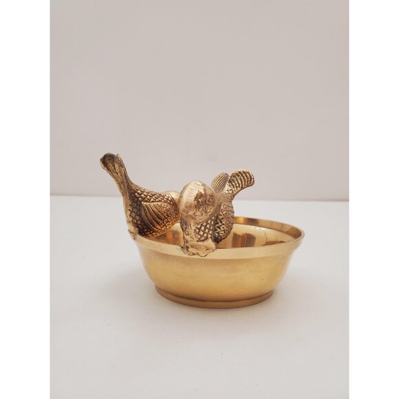 Vintage 1950s / BRASS SOAP DISH / Solid Brass Soap Holder Soap Dispenser Vintage - Picture 4 of 10